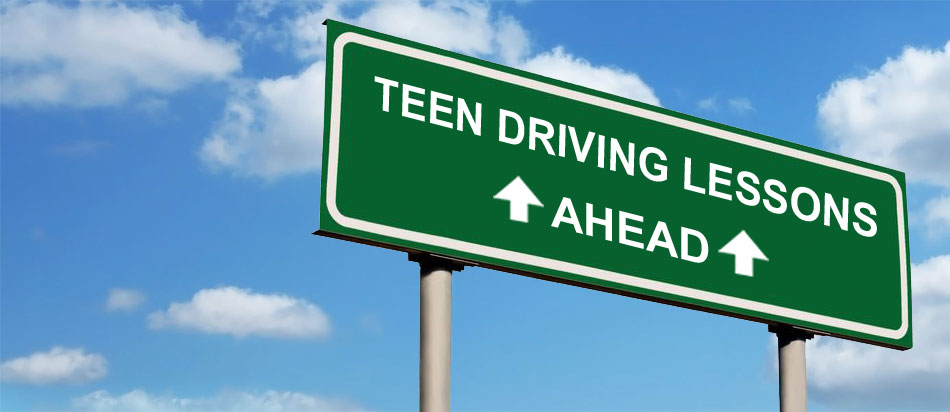 teenager driving lessons